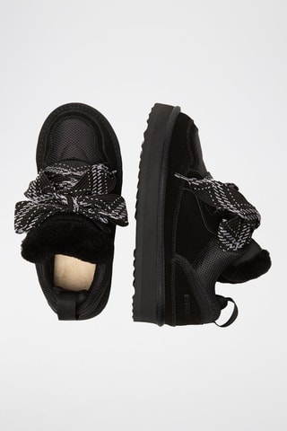 Baskets en nubuck Papuan  - Noir