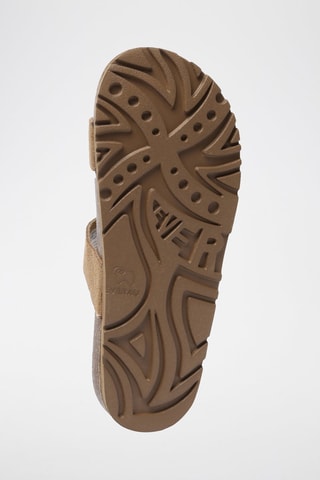 Mules en nubuck Scarlet  - Marron