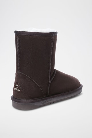 Bottines fourrées en nubuck Parrot  - Marron