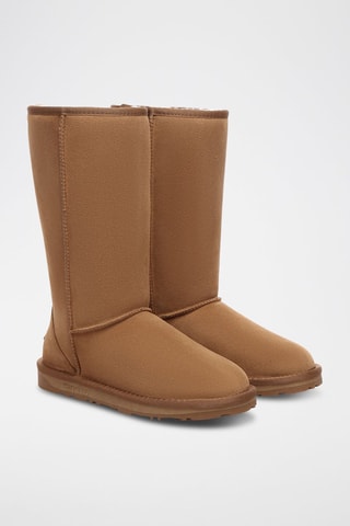 Bottes fourrées en nubuck Whistler  - Marron