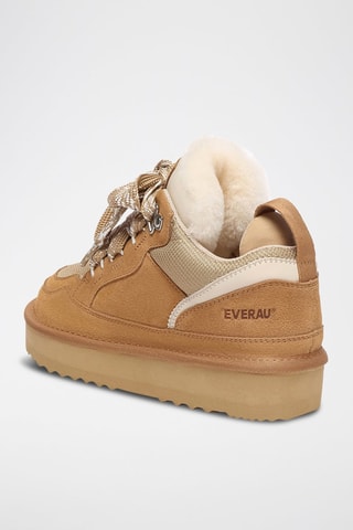 Baskets en nubuck Marbled  - Marron