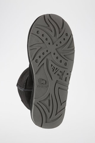 Bottines fourrées en nubuck Parrot  - Noir