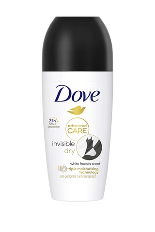 6 x Déodorant roll-on Advanced Care Invisible Dry Dove - 50 ml