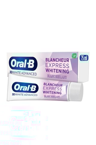 3 x Dentifrice Oral-B 3D White Advanced -Blancheur Express Blanc brillant - 75 ml