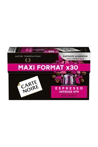 8 x Café espresso intense n°9 30 capsules Nespresso®