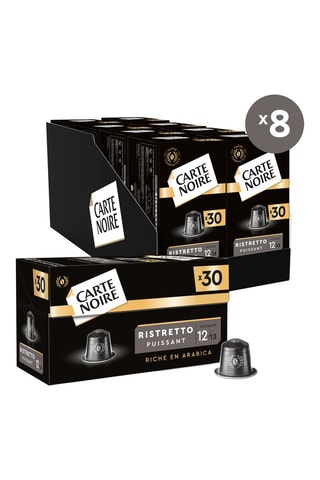 8 x Café ristretto puissant n°12 - 30 capsules Nespresso®
