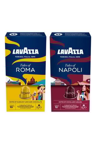 100 capsules Café Tales of Napoli et 100 capsules Café Tales of Roma - 20 x 10 capsules Nespresso®
