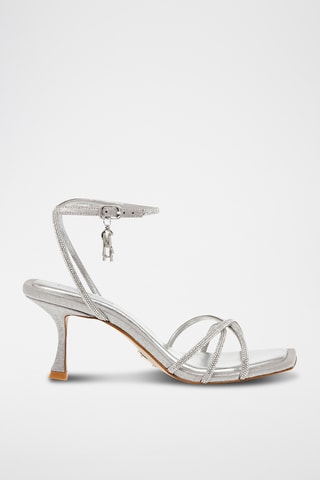 Sandales à talons - Argenté