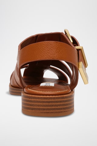 Sandales en cuir - Camel