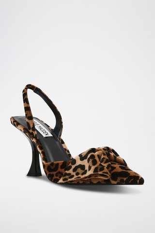 Escarpins en satin - Marron