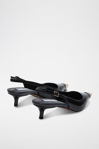 Escarpins en cuir de mouton - Noir