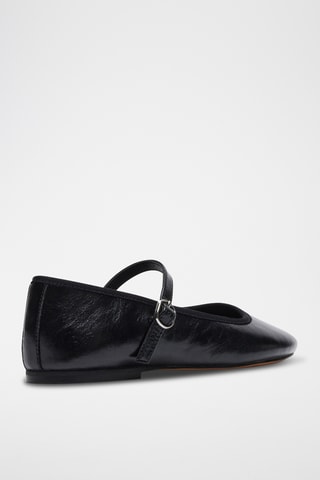 Babies en cuir - Noir