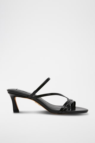 Mules à talons - Noir