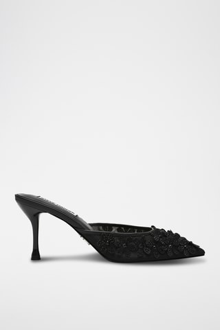 Mules à talons - Noir