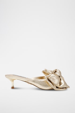 Mules à talons - Doré