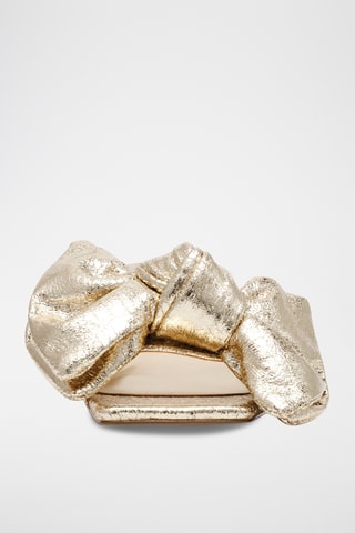 Mules à talons - Doré