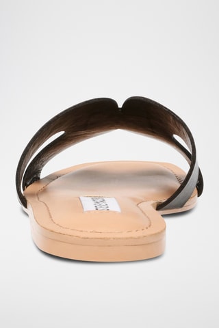 Mules en cuir - Noir