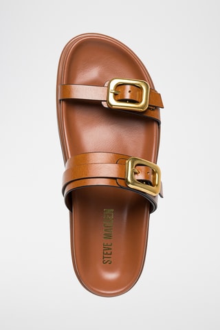 Mules en cuir - Camel