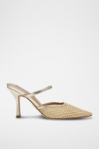 Mules à talons - Doré