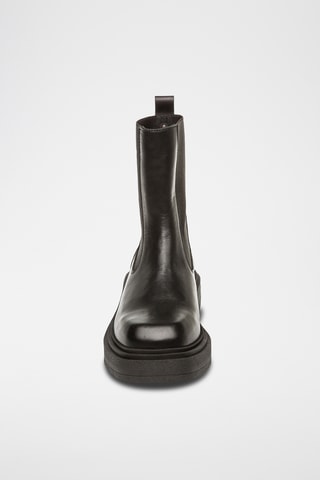 Bottines Chelsea en cuir - Noir