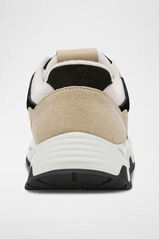 Baskets plateformes en nubuck - Noir