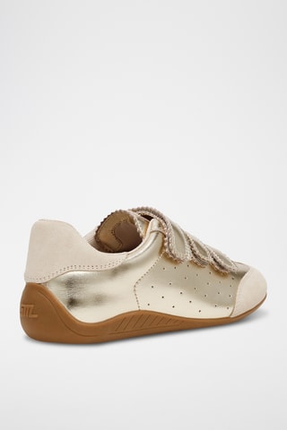 Baskets en cuir - Doré