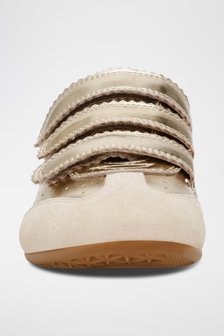 Baskets en cuir - Doré