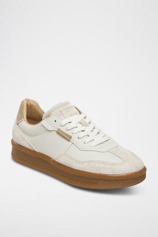 Baskets en nubuck - Blanc