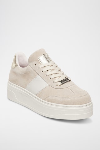 Baskets en nubuck - Beige