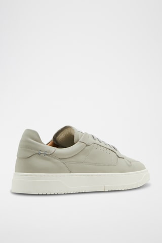 Baskets en cuir de veau - Gris clair