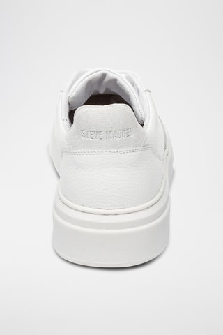 Baskets plateformes en cuir - Blanc