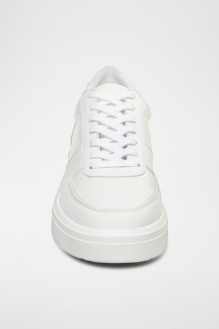 Baskets plateformes en cuir - Blanc