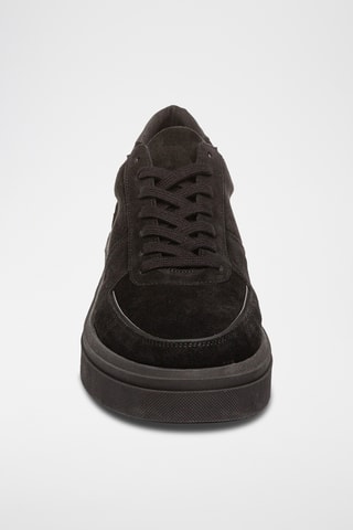 Baskets plateformes en cuir - Noir