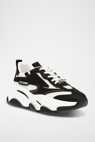 Baskets plateformes - Noir et blanc