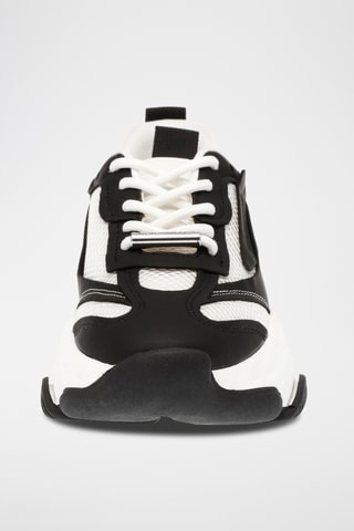 Baskets plateformes - Noir et blanc