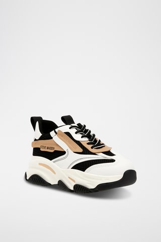 Baskets plateformes - Noir et camel