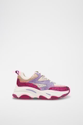 Baskets à strass - Corail