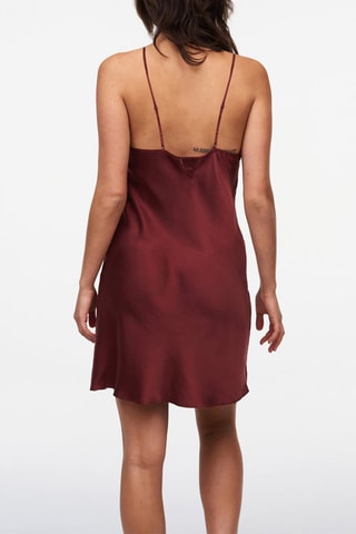 Nuisette en soie Nightshad - Bordeaux - Chantelle X