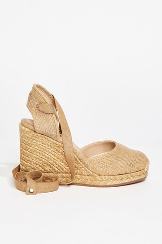 Espadrilles compensées Marguerita - Argenté