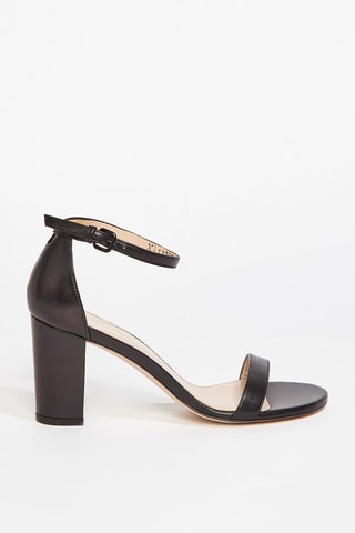 Sandales à talons en cuir Nearlynude - Noir