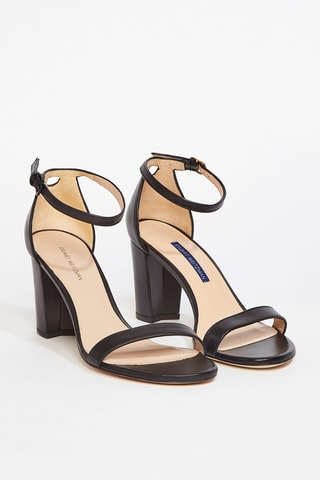 Sandales à talons en cuir Nearlynude - Noir