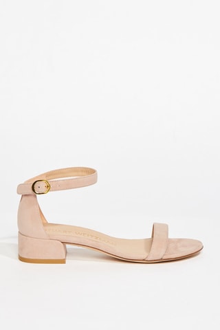 Sandales à talons en cuir de chèvre Nudistjune - Rose