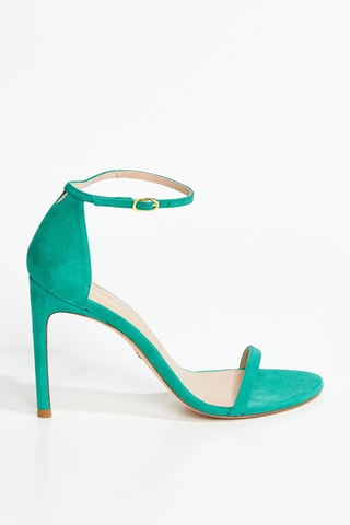 Sandales à talons en cuir d’agneau Nudistsong - Vert