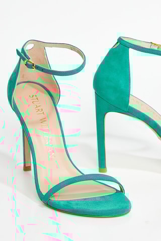 Sandales à talons en cuir d’agneau Nudistsong - Vert