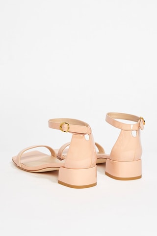 Sandales à talons en cuir Nudistjune - Rose poudré