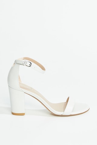 Sandales à talons en cuir Nearlynude - Blanc