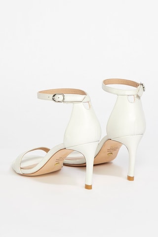 Sandales à talons en cuir Nunakedstraight - Blanc