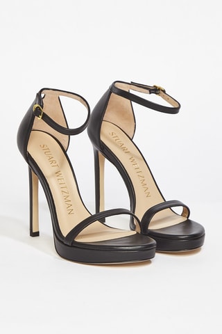 Sandales à talons en cuir Nudist Disco - Noir