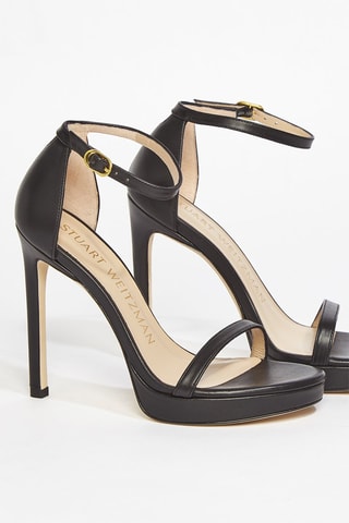 Sandales à talons en cuir Nudist Disco - Noir