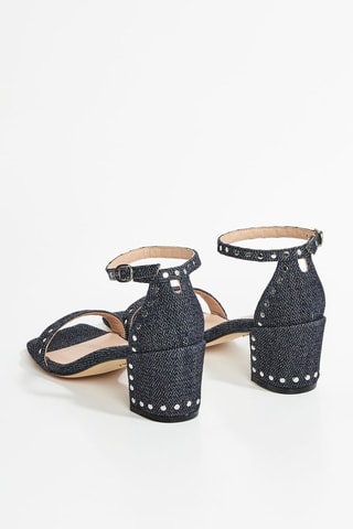 Sandales à talons Simple Sq Stud - Indigo